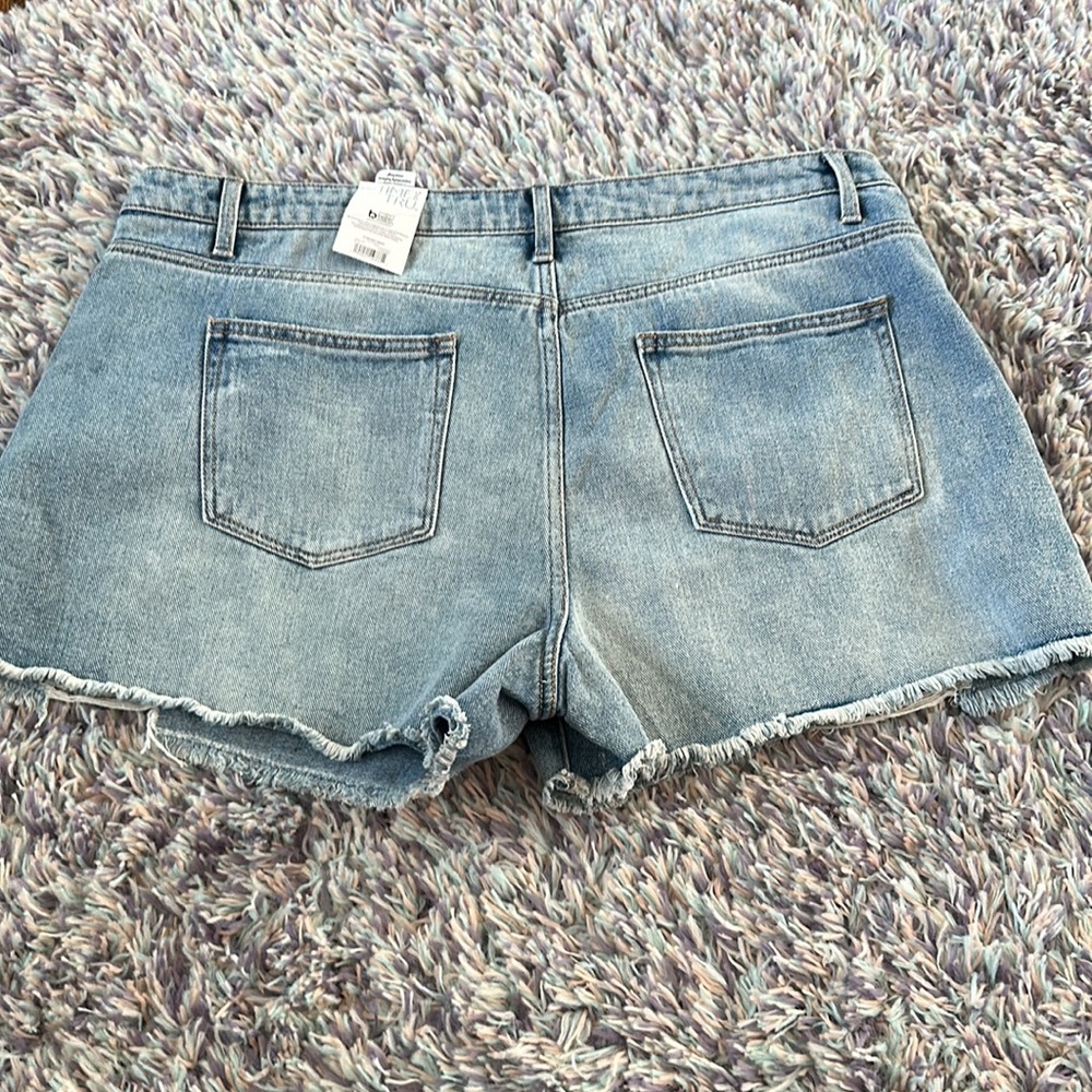 Time and Tru Women's High Rise Denim Shorts Size 20 - Picture 10 of 10